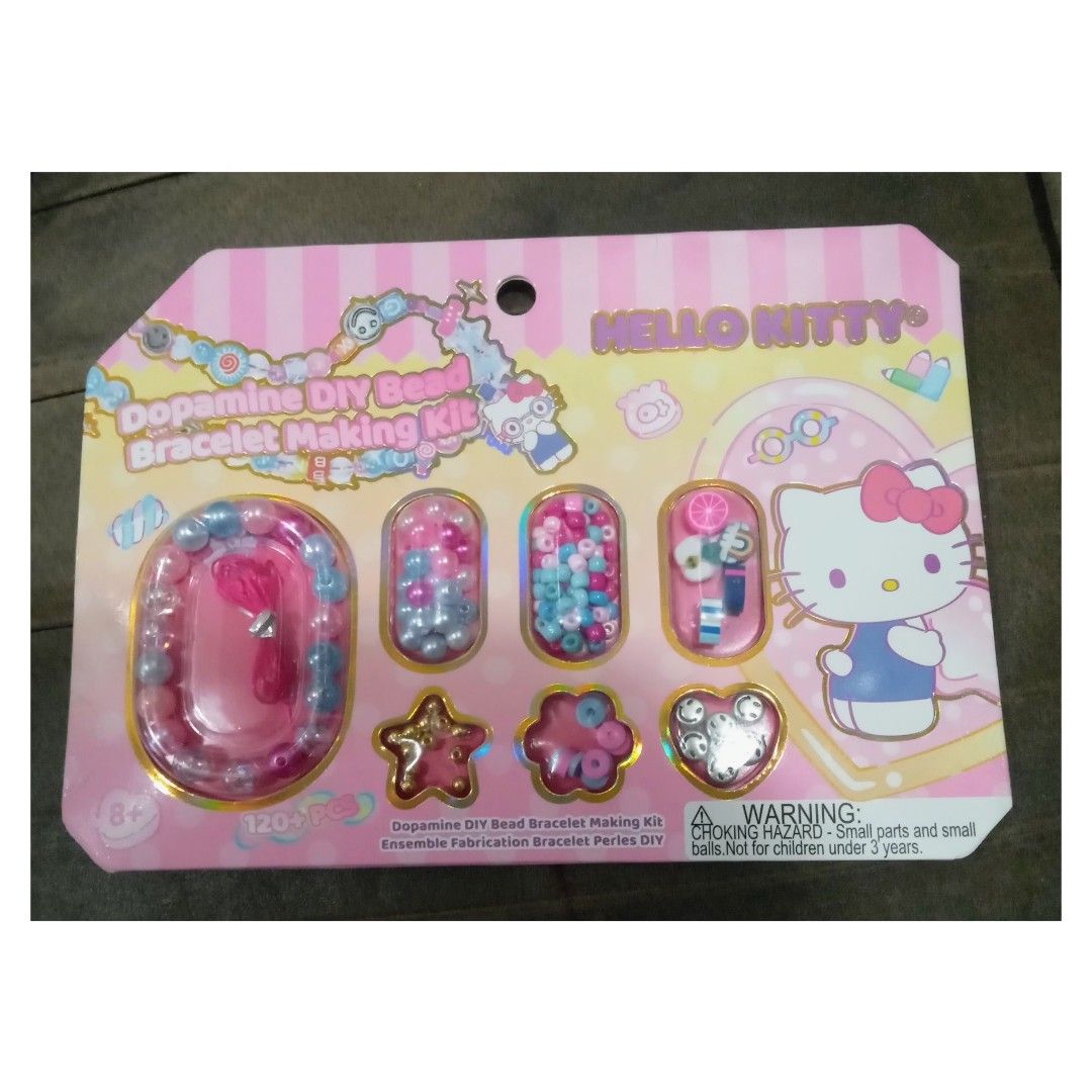 Miniso Hello Kitty Dopamine DIY bead bracelet making kit. (Category: Craft Supplies & Tools) located in San Juan City. Submitted by albe16.rushsalenegotiable (Listing ID 1435131454, Image 1). Description: .