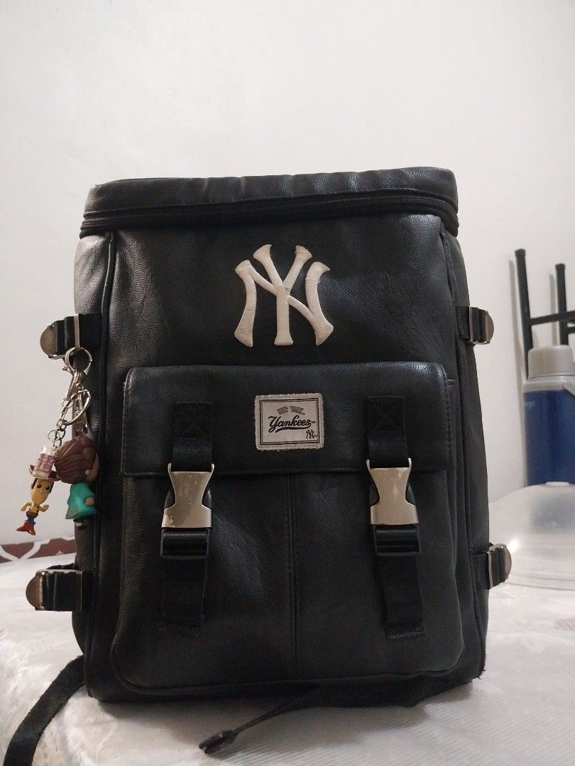 New York Yankees Backpack (Category: Backpacks) located in Caloocan City. Submitted by rousrou01 (Listing ID 1434997835, Image 2). Description: MLB faux leather backpack - modern vintage - came from Japan .