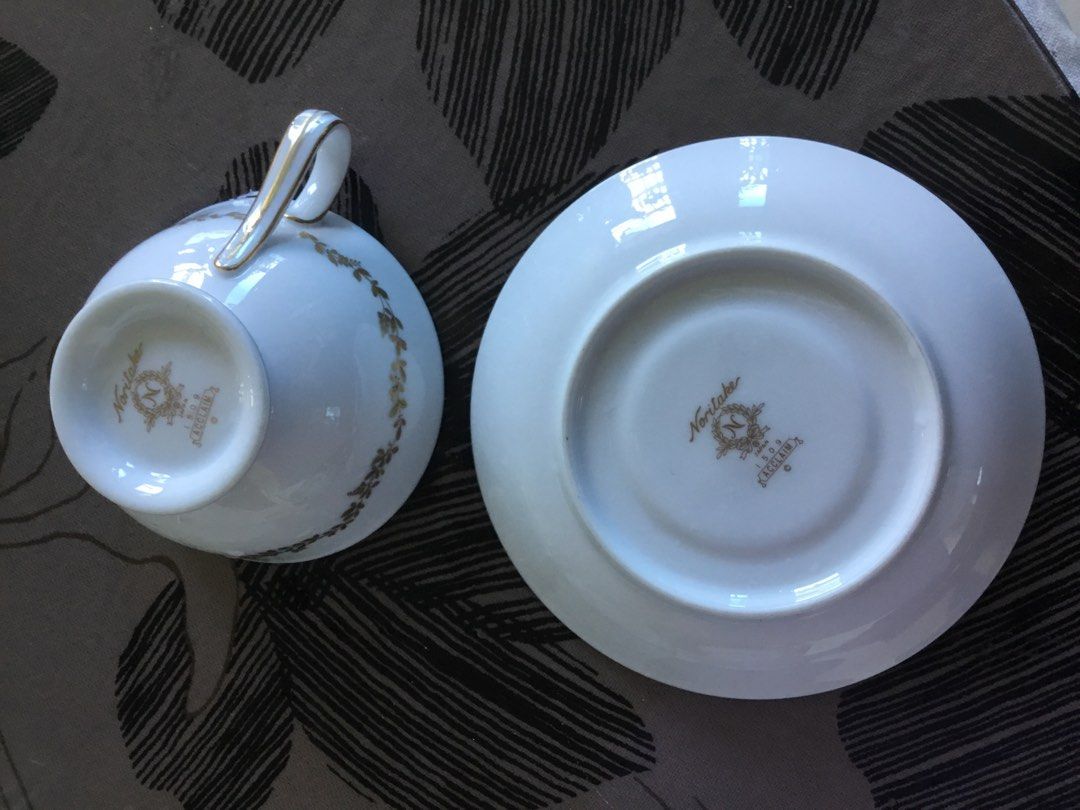 Noritake tea cups (Category: Coffee & Tea Tableware) located in Del Monte. Submitted by missbianca (Listing ID 1435170286, Image 2). Description: Item Used as display only Very nice in person In pristine condition For pickup only near Abs cbn qc .