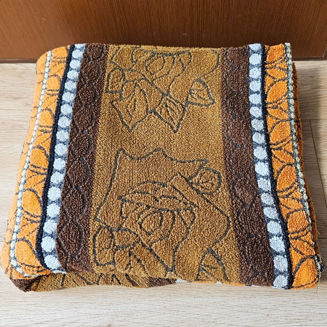 Old School Blanket (Brown and Orange)