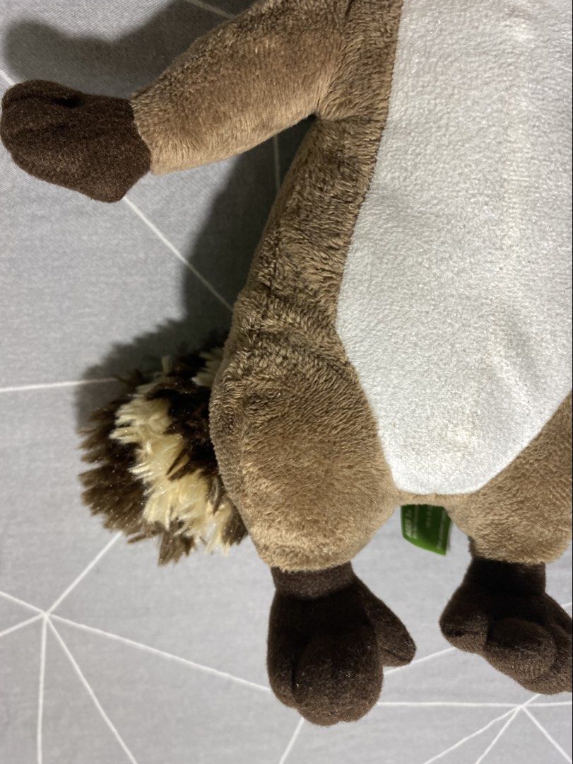 Over the Hedge RJ Plush Toy (Category: Plushies & Soft Toys) located in Kalibo. Submitted by ollie_stuffshop (Listing ID 1435000415, Image 3). Description: 26cm x 20cm Before you send your inquiries: ❗️Last Price is already posted ❗️Manage your expectations, WYSIWYG ❗️Some may need washing ❗️Shipping day is every weekends - RJ plush toy from Over the Hedge - Features a brown and white color scheme - Includes a striped tail - Has blue eyes - Appro