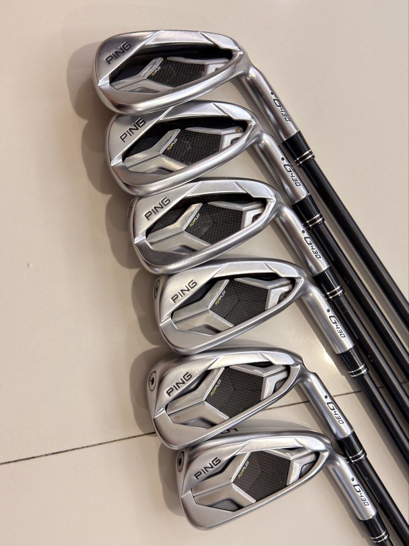 Ping G430 Irons 5-P (Category: Golf) located in Quezon City. Submitted by adnct (Listing ID 1435078009, Image 1). Description: Ping G430 Irons 5-P Shaft (Brand new) - KBS TGI 70 Graphite Shaft Flex - Stiff/Regular Grip (Brand new, only removed the plastic cos I thought I was gonna use it but never used anyway) - Golf Pride Bought the shafts abroad costing to ₱3,000 each + tax. I’m willing to sell the shafts/i heads alone. 📍 Mindanao Ave, QC Can 