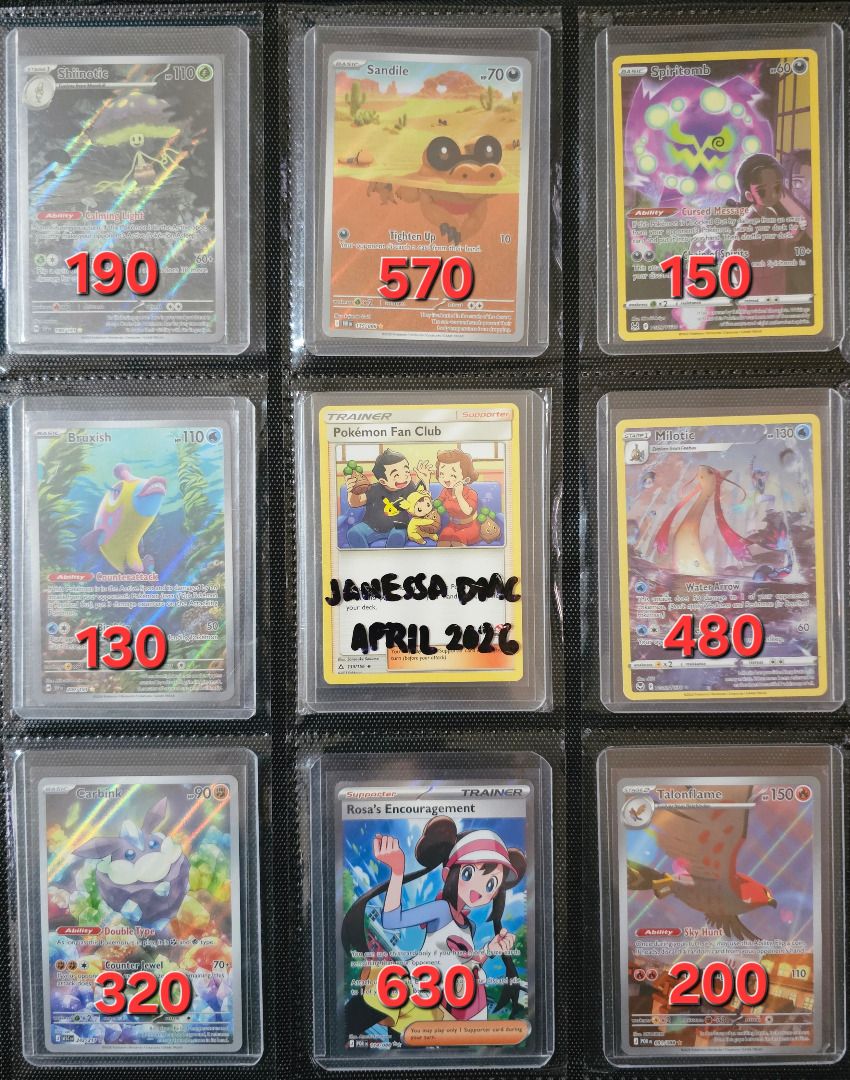 POKEMON HITS/PLAYABLES (ENGLISH) (Category: Raw Singles) located in Carmona. Submitted by hobbyking.ph (Listing ID 1434823186, Image 3). Description: AVAILABLE (CROSSPOSTED) ACCEPTING TRADES IN MY FAVOR POKEMON HITS/PLAYABLES (ENGLISH) FRESHLY PERSONAL PULLS (UNWANTED/DOUBLE HITS) MOSTLY MINT TO NEAR MINT CONDITIONS REQUEST DETAILED PICS VIA PM IF NEEDED FREE SLEEVES+TOP LOADERS FOR ART RARES FREE SLEEVES FOR REGULAR EX/PLAYABLES VOUCH THREAD LIN