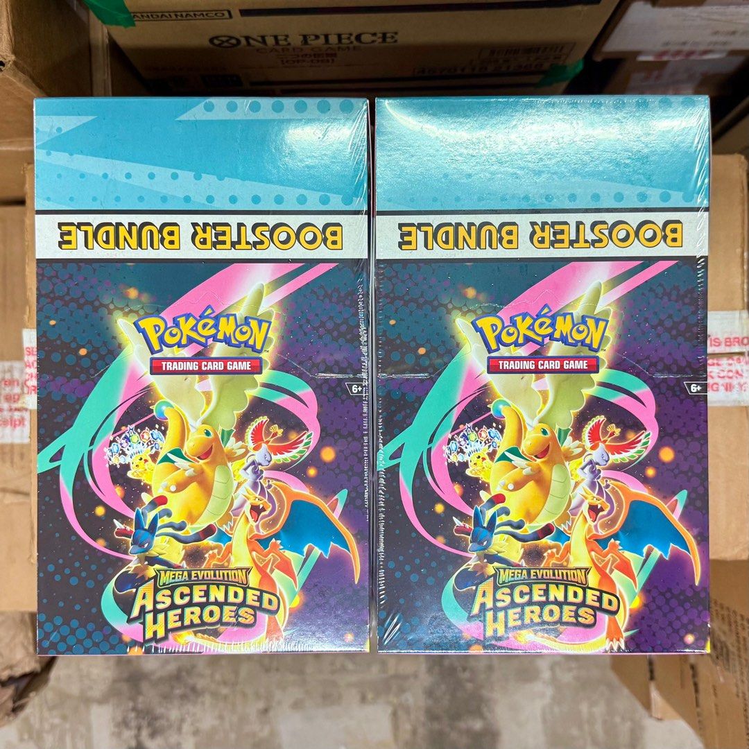 Pokemon TCG Mega Evolution Ascended Heroes Booster Bundle Display Case ...