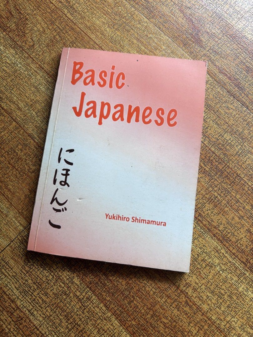 Preloved: Basic Japanese Textbook by Yukihito Shimamura (Category: Textbooks) located in Marikina City. Submitted by jenezab (Listing ID 1435050132, Image 1). Description: - 'Basic Japanese' textbook by Yukihito Shimamura. - Published by National Book Store. - Published in 1984 (reprint of the first edition). - Focuses on sentence construction, particles, and counting in Japanese. - Includes related titles like 'Learn to Speak Nippongo the Easy W