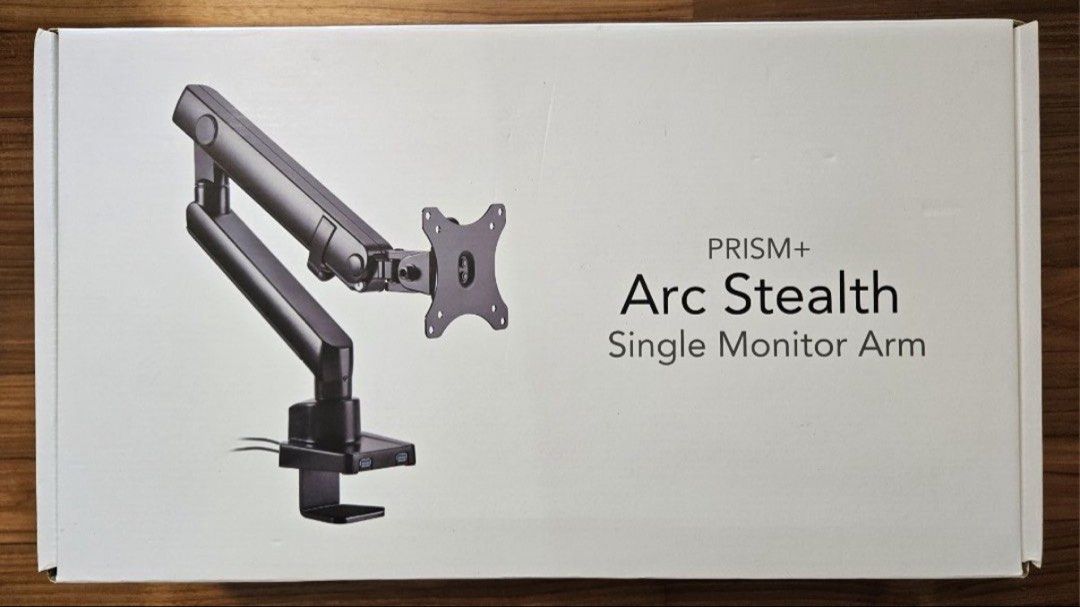 PRISM+ Arc Stealth Single Monitor Arm
