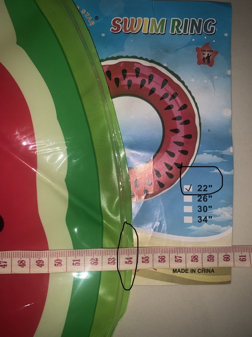 Different Salbabida pls see post (Category: Other Sports Equipment and Supplies) located in Manila. Submitted by closetofchampagne (Listing ID 1435046216, Image 2). Description: HELPING MY CLASSMATE!!! HINDI AKIN TOH PERO IPAPAKAUSAP KO SA INYO YUNG OWNER. ITEM# 1: Watermelon salbabida Brandnew Pambata po yung size. Nasa pic yung sukat. SOLD last june22 ITEM # 2: Pink floater na may net 2nd hand 100 pesos. FIX PRICE ITEM # 3: Blue floater na may 