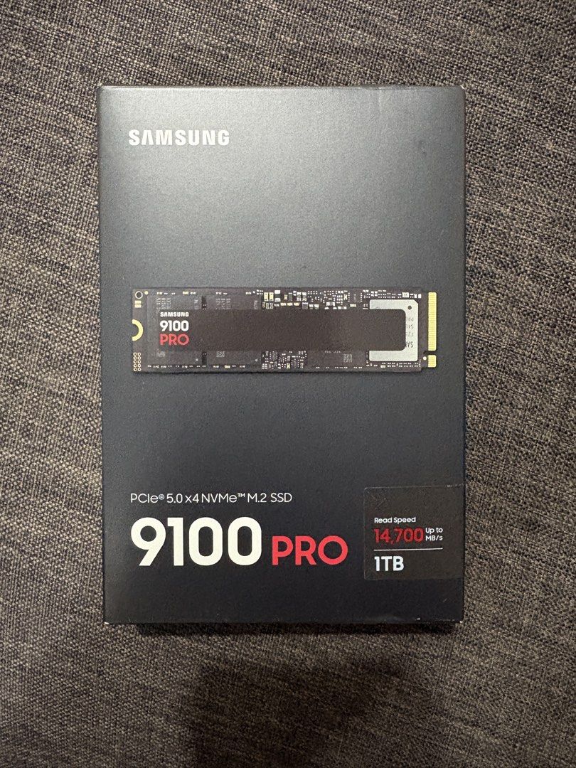 Samsung 9100 Pro 1TB PCIe 5.0 NVMe M.2 SSD