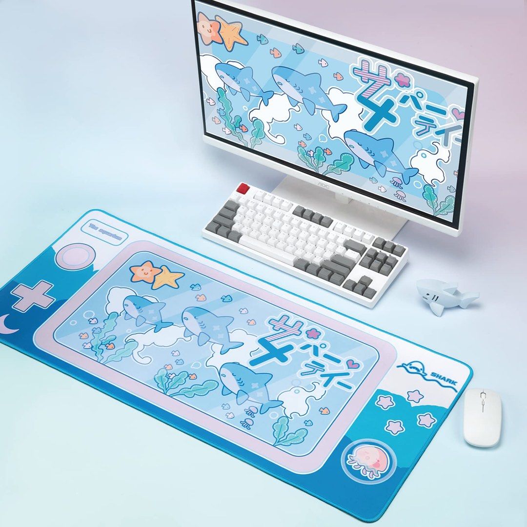 Shark Themed Gaming Deskmat440704176877752320