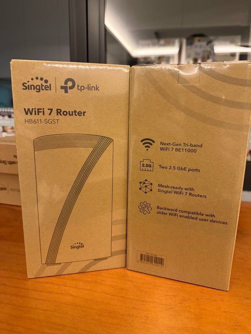Singtel TP-Link WiFi 7 Router HB611-SGST [BRAND NEW IN BOX]