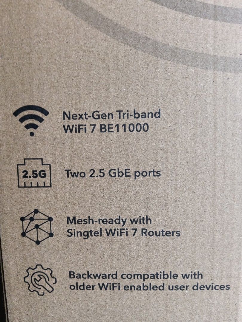 Singtel TP-Link WiFi 7 Router HB611-SGST440124265328158721
