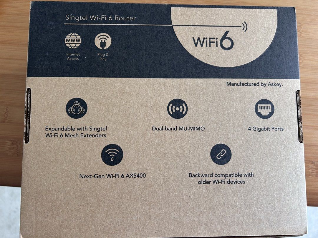 Singtel Wi-Fi 6 Router440103447896401921