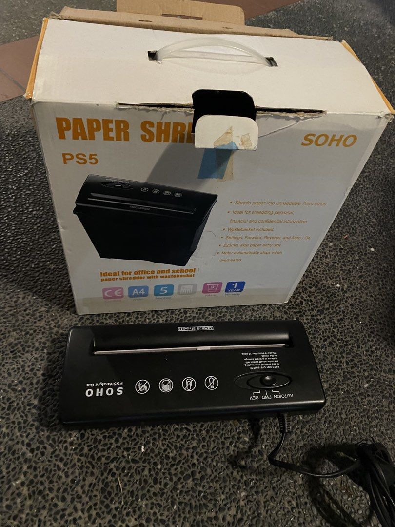 SOHO PS5 Paper Shredder440828834560102400