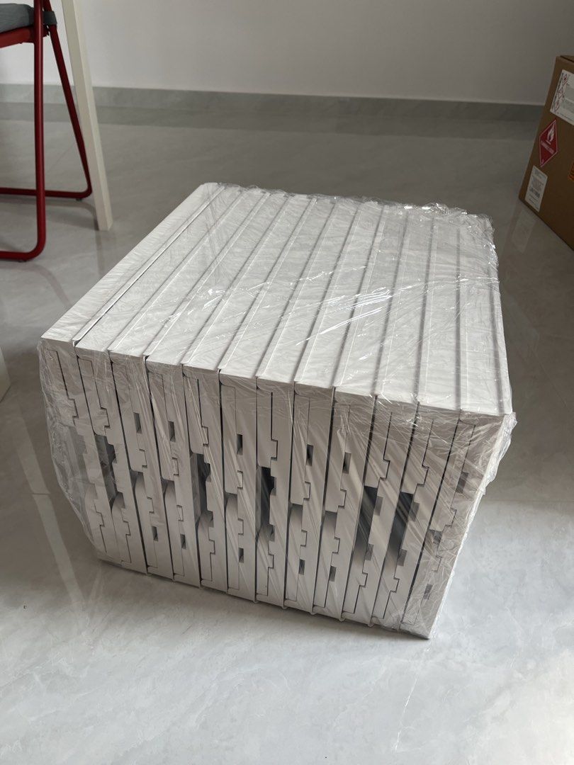 Stackable Clothes Storage Organizer - White440279084166686724
