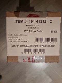 Surging sparks booster box case For Sale | Buy 100+ Surging sparks booster  box case online | Carousell Singapore
