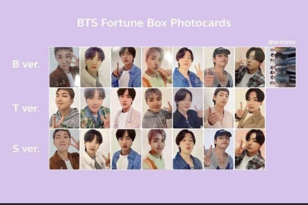 Taehyung Fortune Box S Version (Category: K-Wave Merchandise) located in Manila. Submitted by kvbubb (Listing ID 1435121297, Image 2). Description: - Taehyung Fortune Box S Version (BTS) - On hand and in good condition - Payo prio but can do long dp with non refundable downpayment - Can lower if payo - Lbc/Jnt/Sdd - Gcash - RFS: Not collecting photocards anymore.