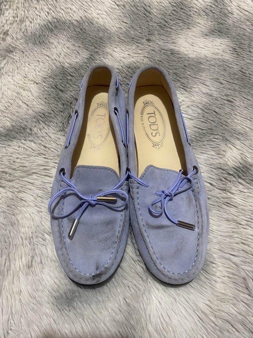 Tod's Suede Loafers - Size 37 (Category: Loafers) located in Tarlac. Submitted by cheap.fleaaa (Listing ID 1435024546, Image 1). Description: Tods✨ Size 37 Need clean only 550 + ship Any courier Tarlac based📍.