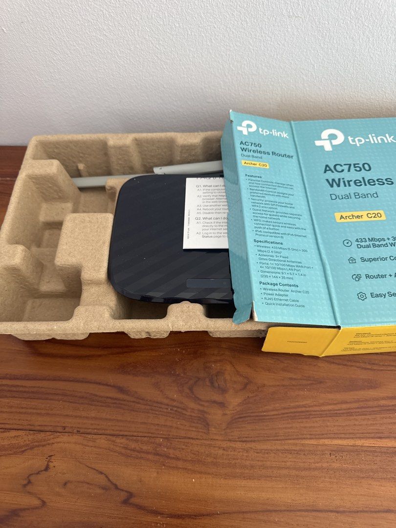 TP-Link AC750 Wireless Router Archer C20440104366156042242