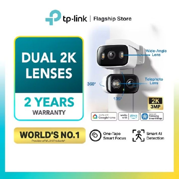 TP-Link Dual Lens 2K Security Camera