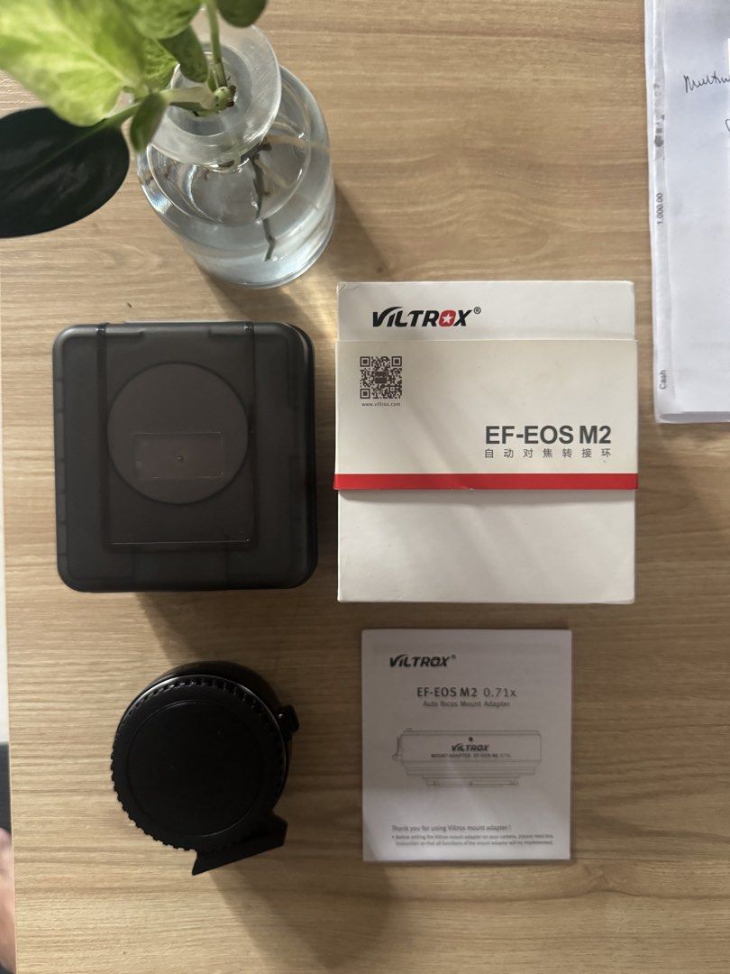 Viltrox EF-EOS M2 0.71x Mount Adapter (Category: Lens & Kits) located in Manila. Submitted by mysticstone-9e8f (Listing ID 1435045578, Image 3). Description: Pwede sa Maselan.. Sobrang kinis once lang nagamit!!! Slightly Negotiable sa price.. Pwede meet up halfway or papick up niyo.. - Viltrox EF-EOS M2 0.71x mount adapter - For EOS M series cameras - Includes adapter, original box, and manual - Allows use of EF lenses - Features autofocus.