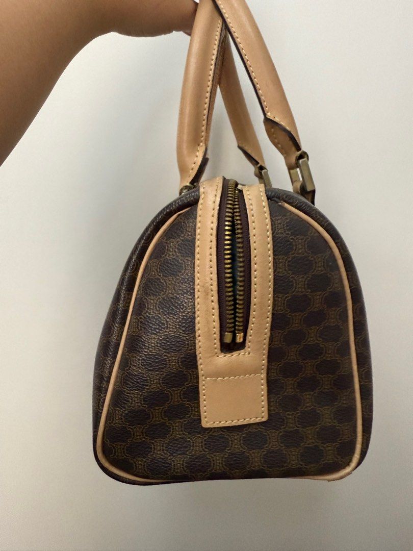 Vintage Celine Boston Bag (Category: Luxury Bags & Wallets) located in Quezon City. Submitted by karina177 (Listing ID 1435064573, Image 2). Description: Vintage Celine Boston Bag Good condition, with minor flaws only (corner rubs) Pick up from BGC or Pasig area.