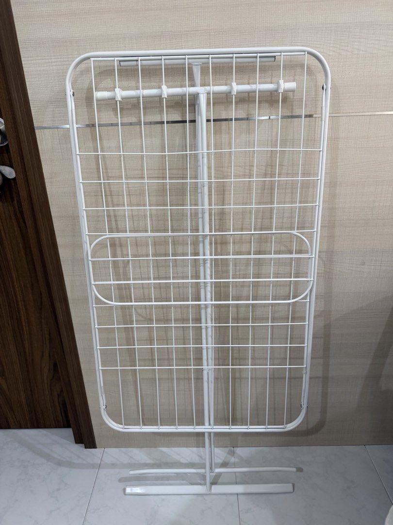White Foldable Clothes Drying Rack440397171986288642