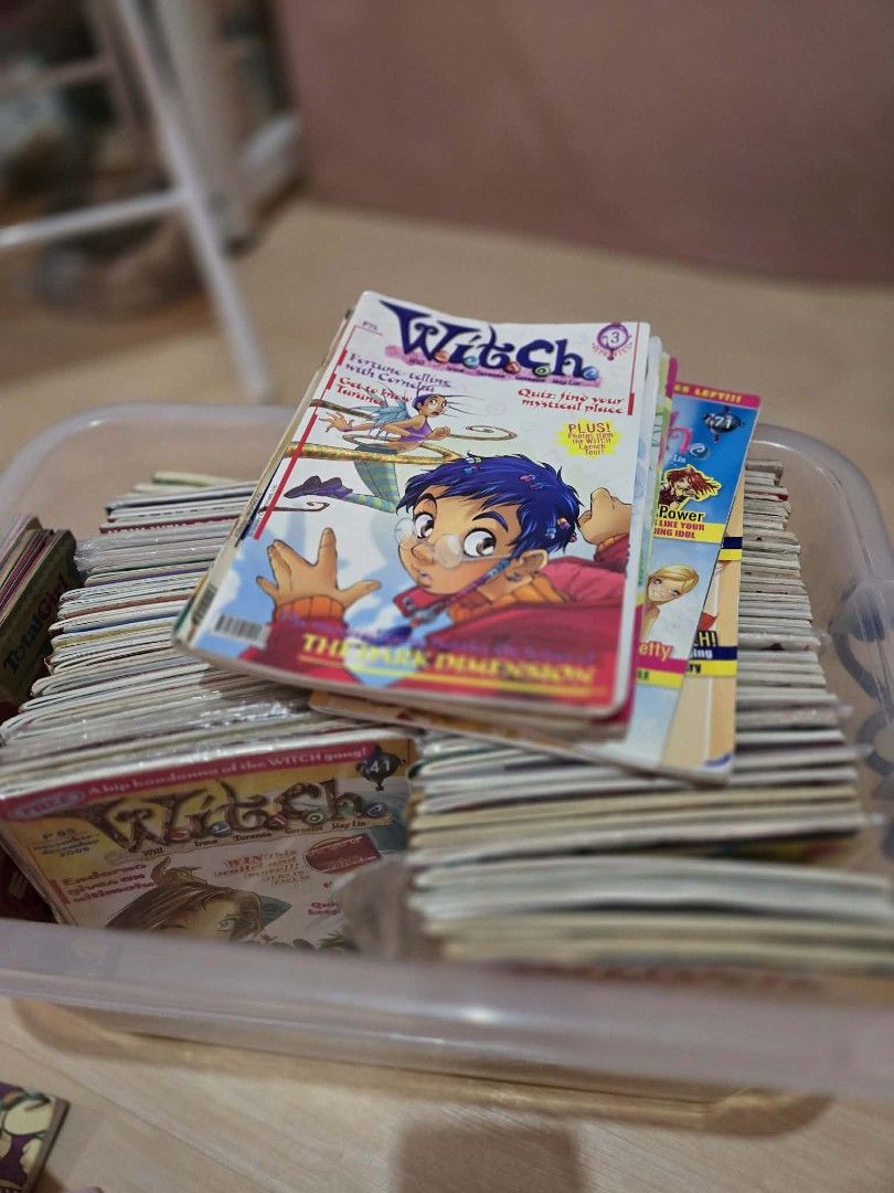 W.I.T.C.H. Comic Witch Magazine (Category: Comics & Manga) located in Manila. Submitted by misushoppa (Listing ID 1435003709, Image 1). Description: Selling W.I.T.C.H Magazines - per each issue - individual, not set - iba iba price niya depende sa rarity and condition Condition nila: Hindi excellent tulad ng brand new, dahil dekada na ito. Pero maayos at maganda pa siya. Pm me for more pictures. Ask me kung anong issues hinahanap niyo, di ko na s