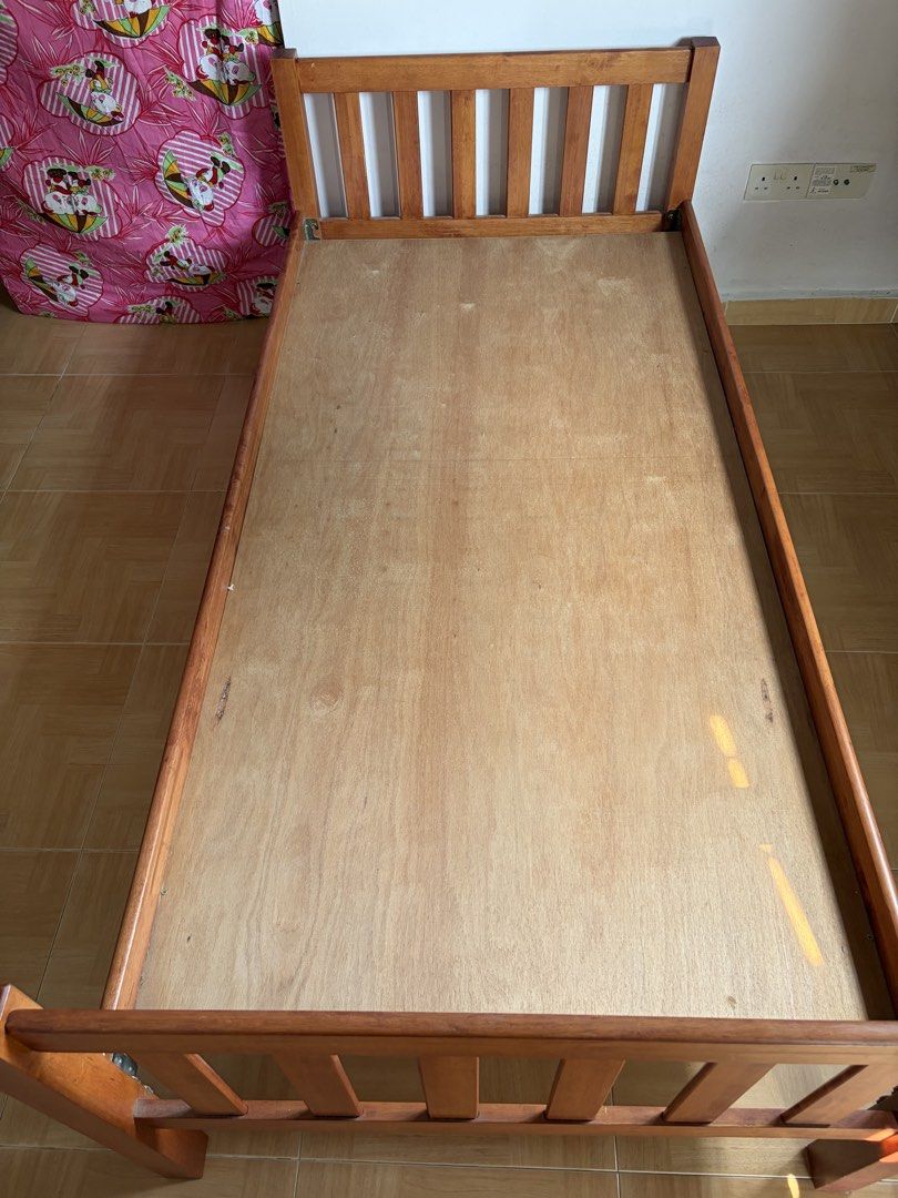 Wooden Single Bed Frame