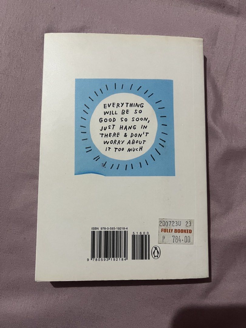 You are here for now by Adam Kurtz (Category: Storybooks) located in Manila. Submitted by virgo-things (Listing ID 1435128985, Image 2). Description: - You are here for now by Adam Kurtz - Flaws: signs of usage - Orig price: Php 784 ❕IF IT’S POSTED, IT’S STILL AVAILABLE❕ Adam Kurtz, fully booked, books, preloved books.