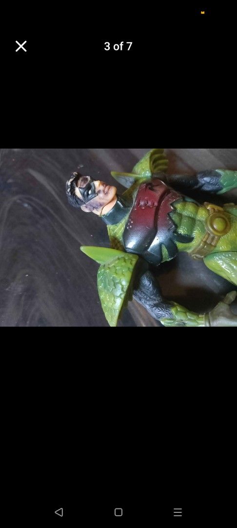 1997 Kenner "Jungle Rage" Robin action figure (Category: Action & Battle Toys) located in Marikina City. Submitted by lemonpreluvs (Listing ID 1429874085, Image 3). Description: What u see is what u get Gcash payment only and Shipping through Jnt no to meet ups has obvious flaws .