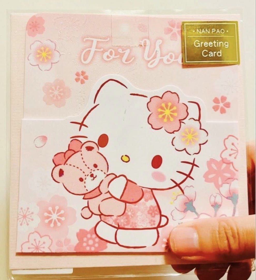 現貨🌸樱花卡💌正版 台灣 SANRIO 櫻花春季限定 MY MELODY公仔 / HELLO KITTY公仔/ 玉桂狗公仔 肉桂狗公仔 心意卡賀卡 母親節卡 情人節卡 BB百日宴生日卡 母親節卡 結婚卡聖誕卡 求婚祝福賀 萬用卡 萬用咭 感謝咭 櫻花卡 珍藏收藏 SAKURA FLOWER Birthday Christmas Greetings Weddings Valentines Gift card Sanrio Sakura Cherry Blossom Greeting Cards （分類：文具及工藝 - 畫作及印刷品）位於 Hong Kong。 由 swroom 提交（商品編號 1429974977，圖片 3）。簡介： 🚚 🎁 只限郵寄運送 🎁 ▫️▫️商品詳情▫️▫️ 💝 $55 張 ，$150 三張，全新 ❣️ 節日銷情迅速請早訂購售完即止❣️ 🛍更多最新禮品玩具 follow us ： carousell.com/swroom ▫️▫️購買付款詳情 ▫️▫