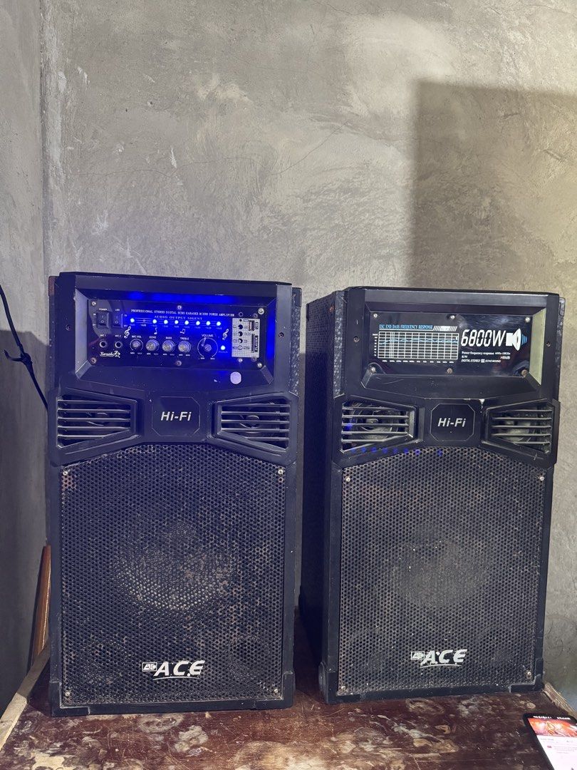 ACE Hi-Fi Speaker Amplifier (Category: Soundbars, Speakers & Amplifiers) located in Caloocan City. Submitted by boneezytates (Listing ID 1429869188, Image 1). Description: Working well. Can send demo video using the speakers You may repaint other parts na may kalawang but overall sound is still okay Negotiable.