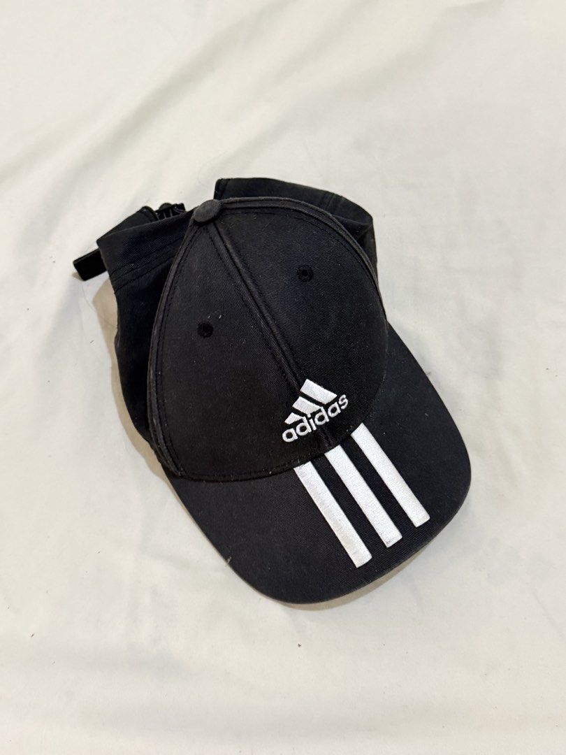 Adidas black cap (Category: Hats & Beanies) located in Quezon City. Submitted by steffo_declutters (Listing ID 1429845290, Image 1). Description: .