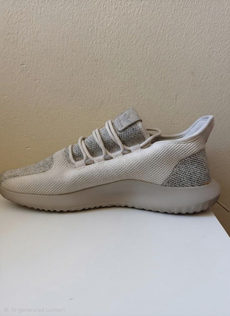 Adidas Tubular Shadow Sneakers (Category: Sneakers) located in Pasig City. Submitted by benjzabat (Listing ID 1429882167, Image 3). Description: Selling my Tubular Shadow Knit Sneakers - Size 9 US or 27cm - Color is beige/cream - Still in great condition considering its age. - No box anymore - RFS: Decluttering - Item is located in Pasig. Can arrange meet-ups on weekdays (BGC) and weekends (SM Marikina or nearby areas). - Price is negotiable for 