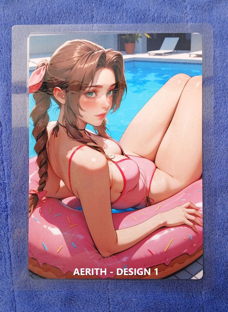 Aerith Gainsborough from FF7 Laminated Mini Poster Prints (Category: Art & Prints) located in Iloilo. Submitted by jrmagallanes78 (Listing ID 1429866403, Image 2). Description: PhP 50 per image print. 300Php minimum total for processing sale. Buyer can combine choices with other items in other listings to hit this threshold. One-sided laminated anime photo prints. Prints will be CUT FLUSH to the sides of the images to prevent air bubbles. Buyers 
