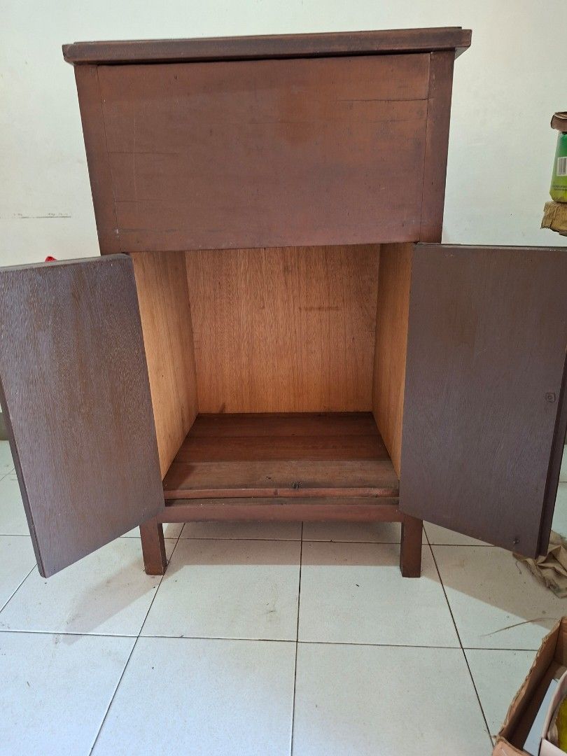 Antique Hardwood Cabinet (Category: Shelves, Cabinets & Racks) located in Bulacan. Submitted by rafaesarisari (Listing ID 1429925108, Image 1). Description: - Antique hardwood cabinet - Classic and timeless design - Rich, warm wood color - Ideal for storage or display - Well-maintained condition.