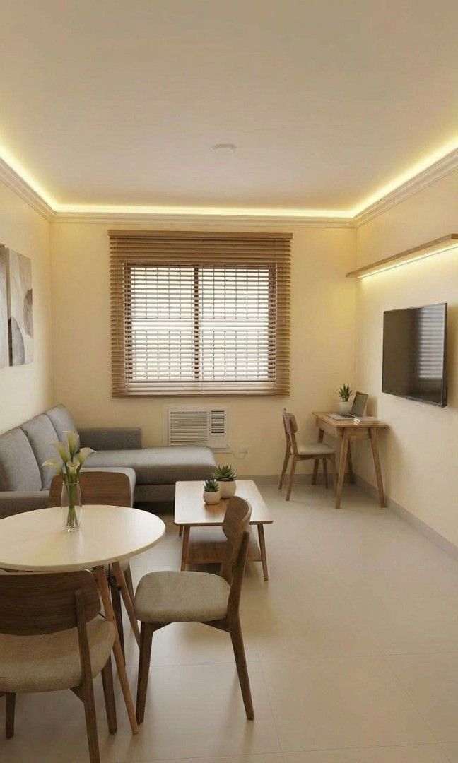 Apartment, One Bedroom Less Dense & Midrise Tandem-Corner Unit (Category: Apartments & Condos) located in Las Pinas. Submitted by MMRealty (Listing ID 1242210053, Image 1). Description: There are two words to describe the one bedroom unit: convenient and end unit. Convenient, location is no need for stair or elevator to enter your home, right at the door of the ground hall of the Bldg. End Unit, spacious, four big windows to view around 180 degre