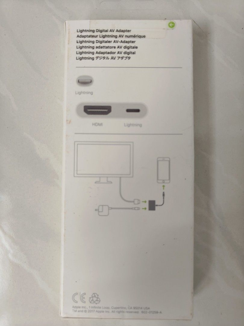 Apple Lightning to Digital AV Adapter472214798588323841