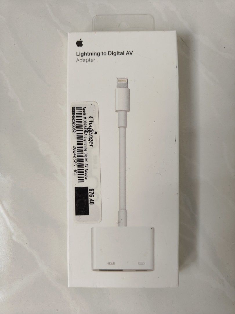 Apple Lightning to Digital AV Adapter472214798588323840