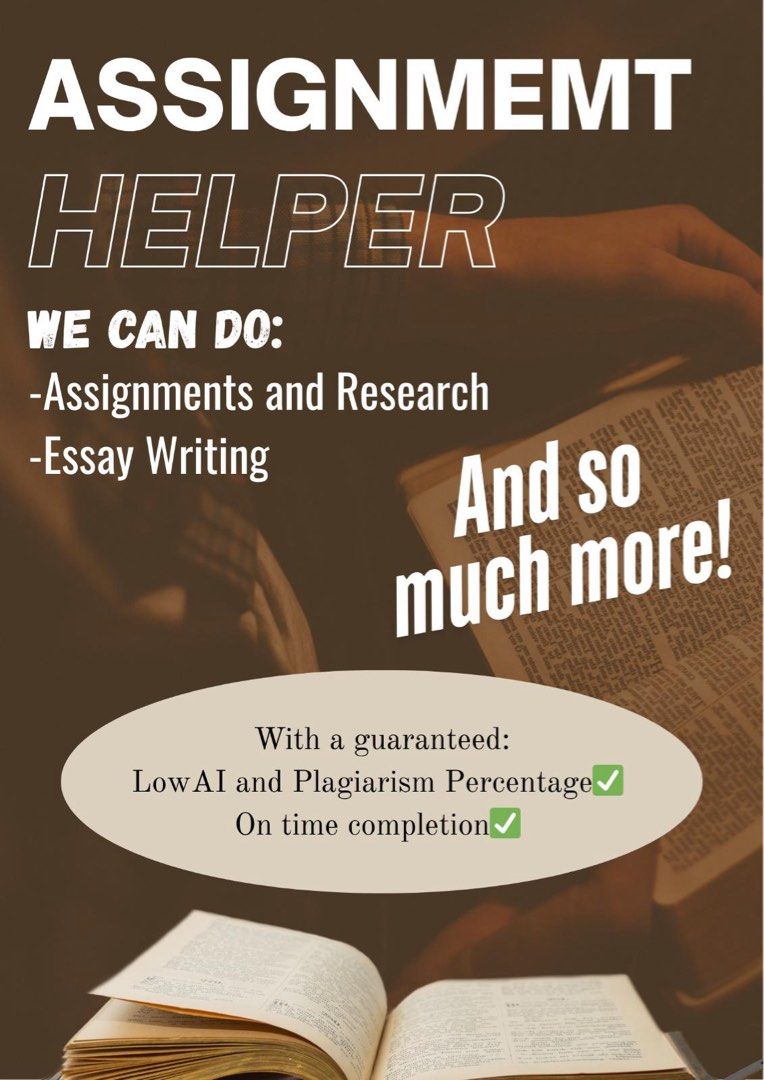 assignment helper (Category: Announcements) located in Kuala Lumpur. Submitted by sh4xig (Listing ID 1429890930, Image 1). Description: dm for more info.