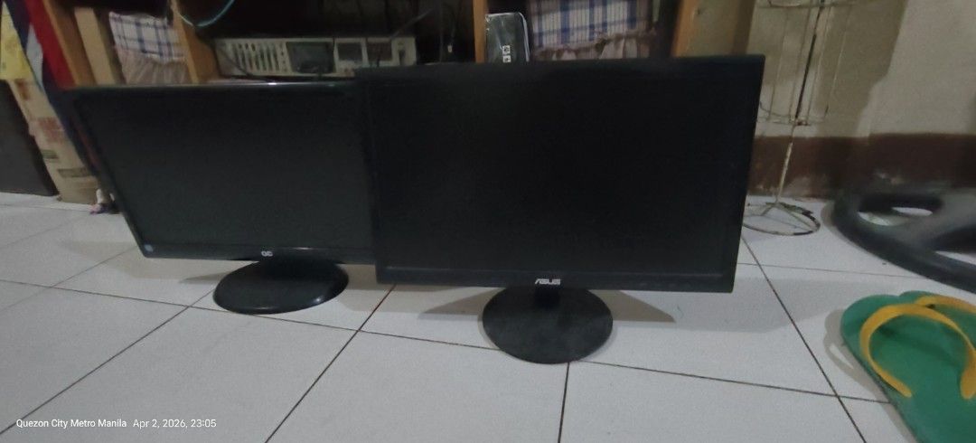 ASUS Monitor (Category: Monitor Screens) located in Quezon City. Submitted by katrina43 (Listing ID 1429847824, Image 3). Description: 2pcs monitor only asus brand Aoc brand no power cord no power kyo npo pgawa wla ng time po 550 for 2pcs monitor call or txt 09919738482 meet up sure buyer up town center. jolibee .