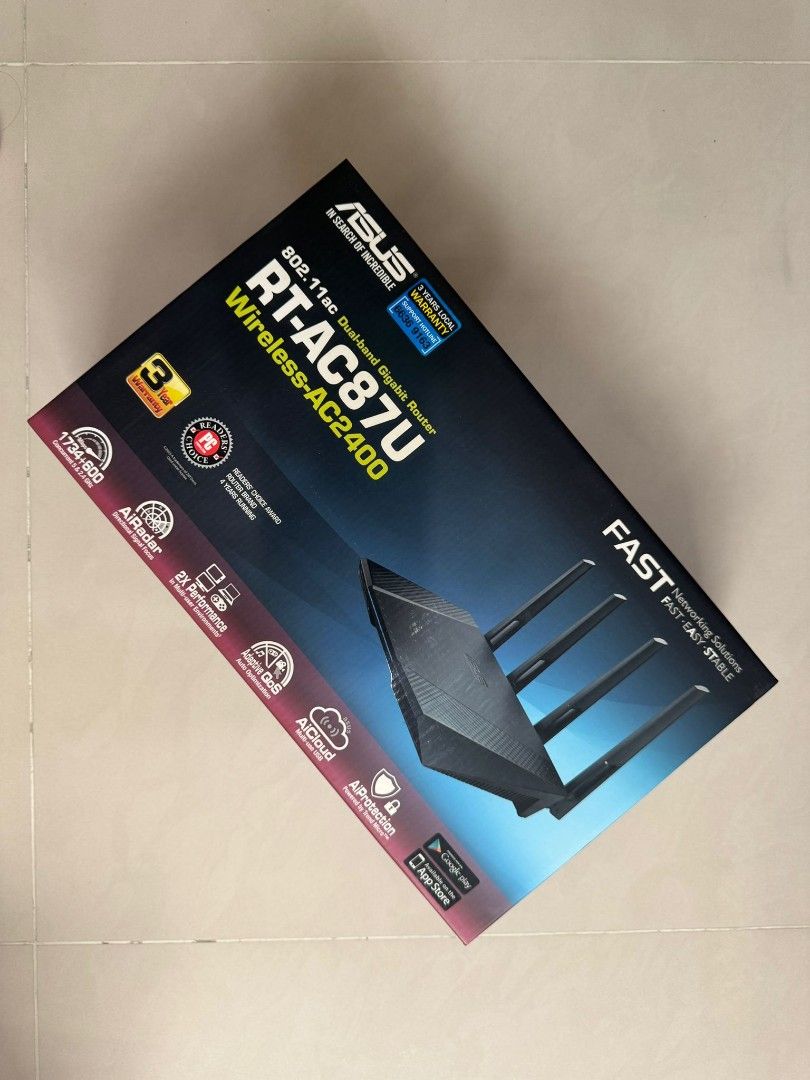ASUS RT-AC87U Wireless Router, Computers & Tech, Parts & Accessories ...