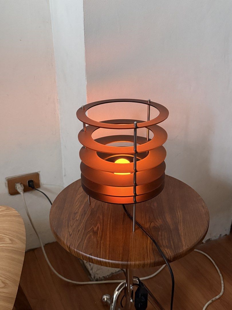 Aura Orange Modern Ring Design Table Lamp (Category: Lighting) located in Quezon City. Submitted by nabi1004 (Listing ID 1429951710, Image 1). Description: silverhome.ph on ig.