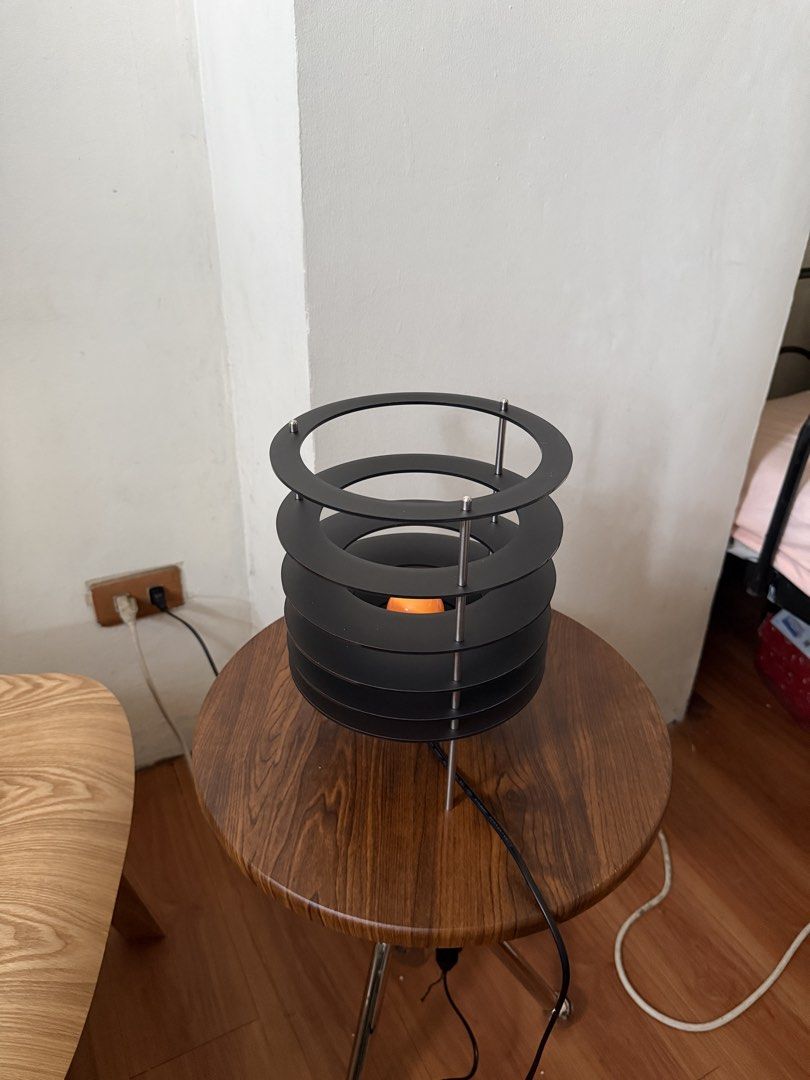 Aura Orange Modern Ring Design Table Lamp (Category: Lighting) located in Quezon City. Submitted by nabi1004 (Listing ID 1429951710, Image 2). Description: silverhome.ph on ig.