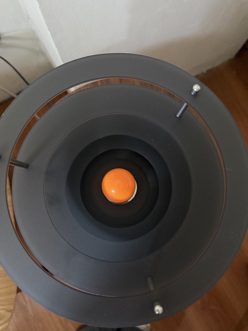 Aura Orange Modern Ring Design Table Lamp (Category: Lighting) located in Quezon City. Submitted by nabi1004 (Listing ID 1429951710, Image 3). Description: silverhome.ph on ig.