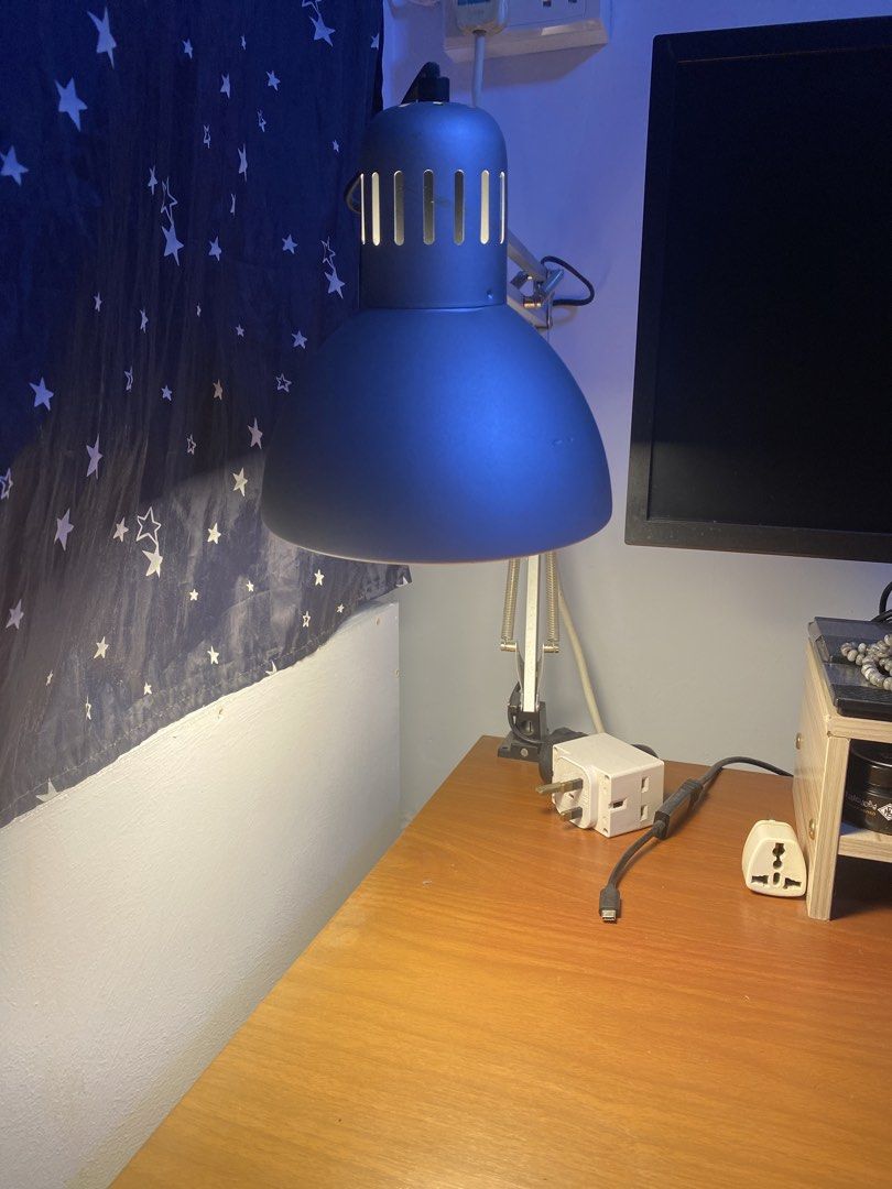 Blue Desk Lamp