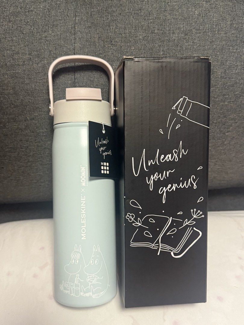 [BNIB] Moleskine x Moomin 500ml Water Bottle