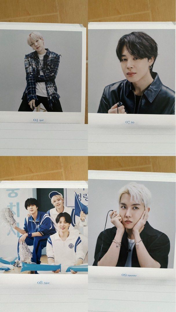 BTS Photofolio Calendar Pages (Category: K-Wave Merchandise) located in Paranaque City. Submitted by ceerca (Listing ID 1429848825, Image 2). Description: Never used Selling at P30 per page If getting 2, Php 50.