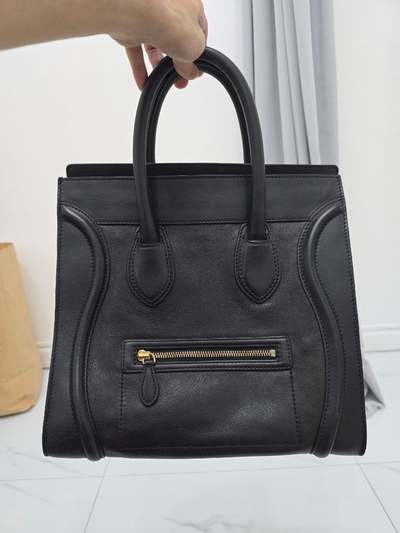 Celine Mini Luggage Tote Bag (Category: Luxury Bags & Wallets) located in Las Pinas. Submitted by vanpru (Listing ID 1430008188, Image 1). Description: Celine mini luggage tote Well used with signs of use.