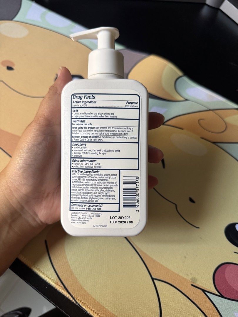 CeraVe Acne Control Cleanser 8oz (Category: Face Care) located in Quezon City. Submitted by krstnirishy (Listing ID 1429874940, Image 2). Description: RFS: Selling all stocks left from a shop we closed.